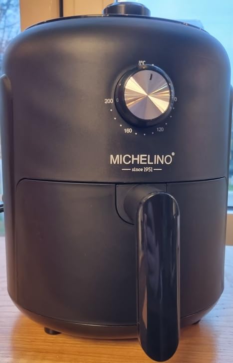 Michelino Heißluftfritteuse 2,6 Liter I Heißluft Fritteuse I Airfryer Air Fryer I 1000 Watt I Bratrost I Zeitschaltuhr I Frittieren ohne Fett – Bild 3
