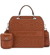 Montana West Aztec Print Top Handle Bag - Western Crossbody Purse For Women, Detachable Strap - View #2