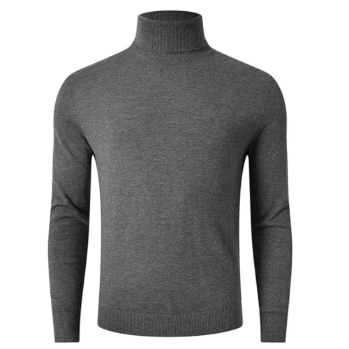 Men's Lightweight Merino Wool Turtleneck Sweater Warm Winter Man Thick Sweaters Tops2