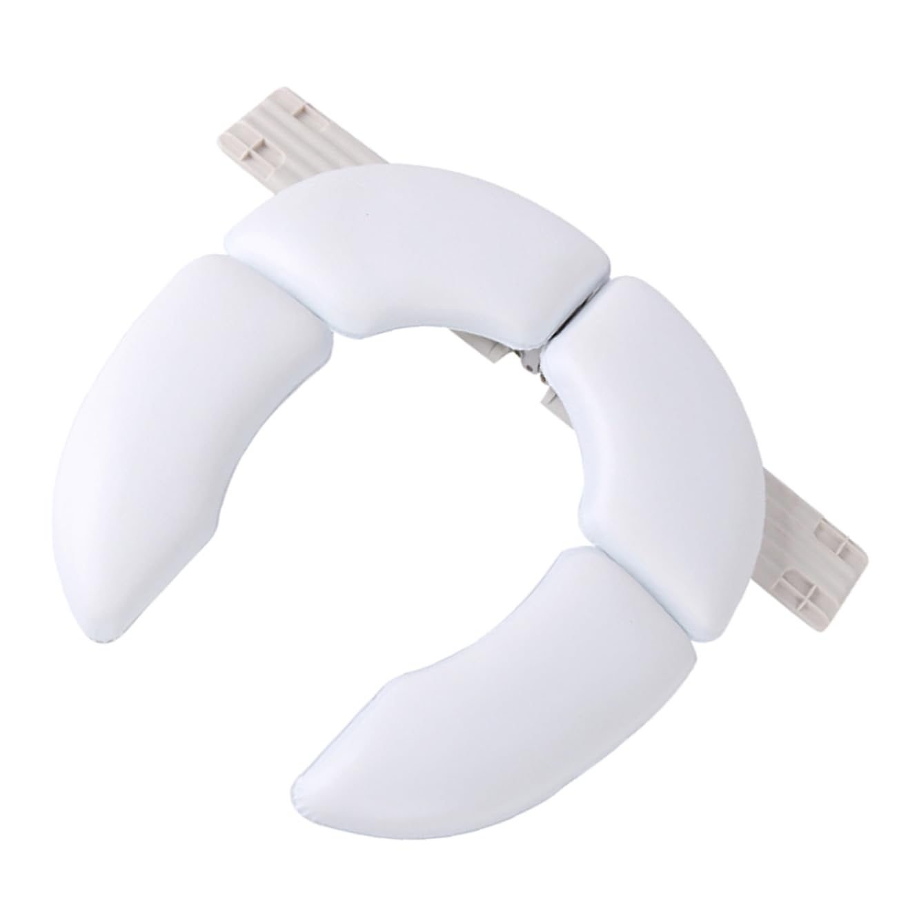 ifundom Portable Padded Toilet Seat Boys and Girls Boys and Girls Toilet Seat Trainer Ring Simple Design for Potty Training White