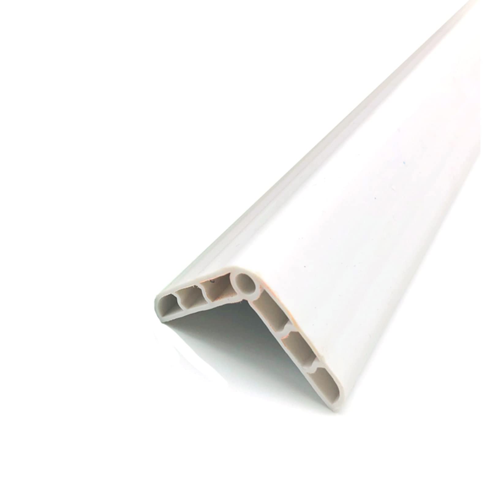 Eckenschutz für Treppenfensterbank, PVC, 120 cm, wasserdicht, selbstklebend, babysicher, Weiß