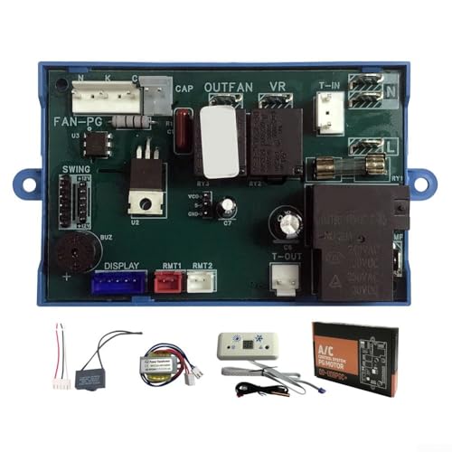 Conjunto de placa y panel del sistema de control de aire acondicionado con accesorios para un rendimiento constante y confiable de la unidad de CA