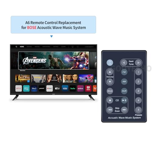 PZL New Replacement Remote Control for Bose Music Acoustic Wave CD-3000