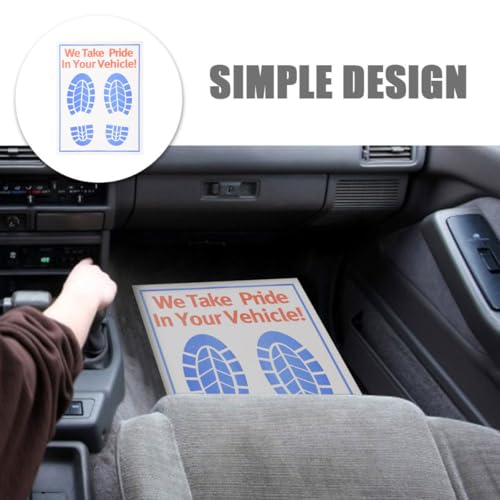 Tapis de sol en papier voiture antidérapants et légers pour préserver les moquettes