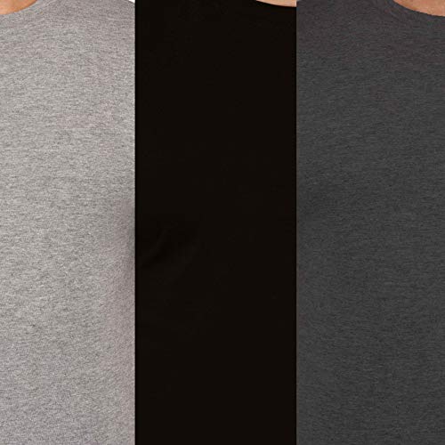 Image of Solid Men Half Sleeve Round Neck T-Shirt (Pack of 3)