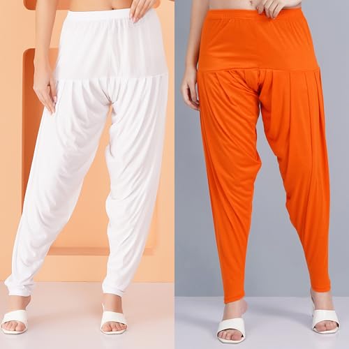 Image of Buy That Trendz Patiala Salwar for Women Relaxed Fit Viscose Patiyala Salwar Harem Bottom Pants