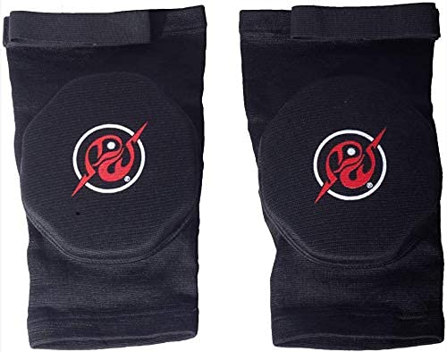 MIRARI Protective Knee Pads Anti-Collision Sports Knee Protector for Mixed Martial Arts, Muay Thai, Kick Boxing, Workout or Fitness (Black, Small Medium)