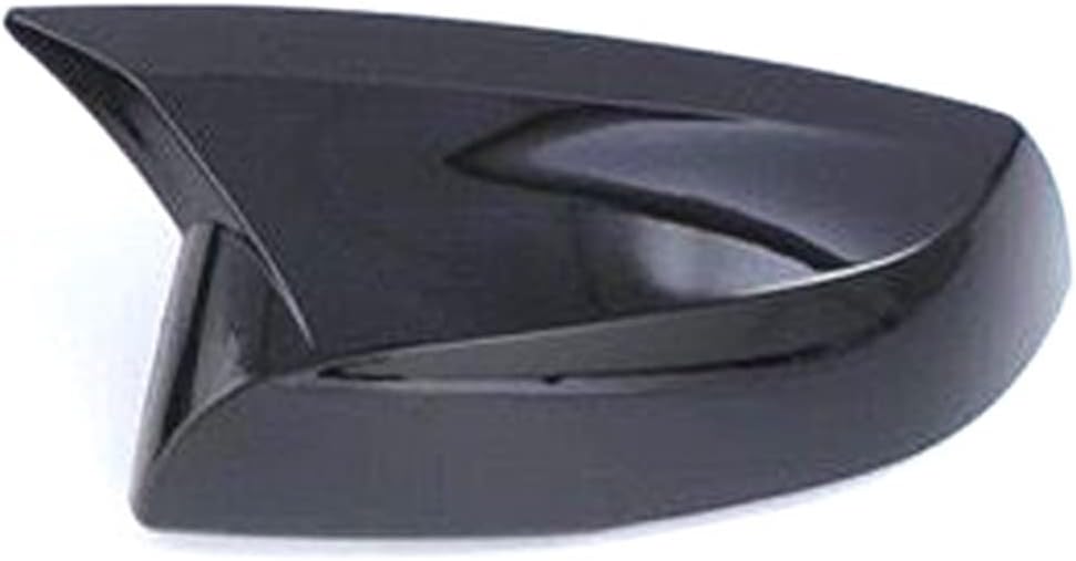 Carbon Fiber Pattern Car Rearview Cover Trims Chrome Fit for Toyota Rearview Mirror Cover (Color : 1pc Black Right)