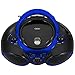 Jensen CD-490 Portable Sport Stereo CD Player with AM/FM Radio and Aux Line-in & Headphone Jack (Blue)