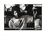 Garantía de calidad 1art1 1art1 Pulp Fiction Póster Busca Mi Cartera Bad Mother F.ker Póster Impresión Artística 80x60 cm
