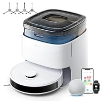 LEFANT M3 Robot Aspirapolvere Lavapavimenti con Mappatura, 12,000 Pa, Panno Sollevabile, Stazione...