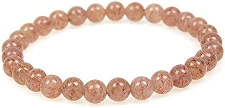 MJDCB 6mm Natural Stone Beads Bracelet Healing Crystals Bracelets