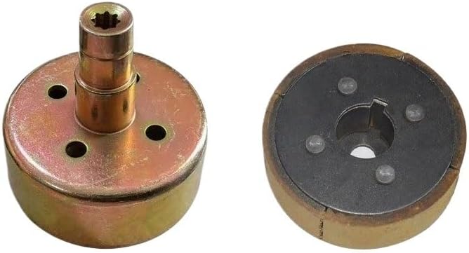 Clutch Fit for Gasoline Engine 196 Passive Disc Swing Block Assembly 8-tooth Micro Tiller [accessories](196 clutch)