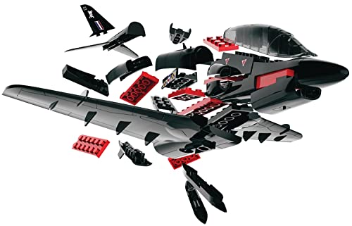 Airfix Quick Build Hawk Aircraft Model Kit, Multi Color