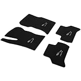 Carbook Authentic Black Carpet Car Floor Mats with Jaguar Logo, Non-Slip Pads for Jaguar XE, Fits 2015-2024 Models