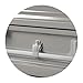 Titan Casket Andover Series Steel Funeral Casket for Humans (Silver) Handcrafted Steel Casket with Silver Finish with White Crepe Interior