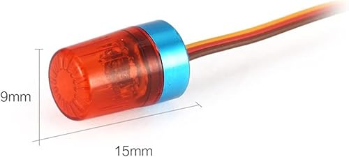 Miniatura 2 de Lámpara LED estroboscópica giratoria intermitente de 0.354 x 0.591 in para modelo RC policía extinción de incendios ambulancia iluminación de coche