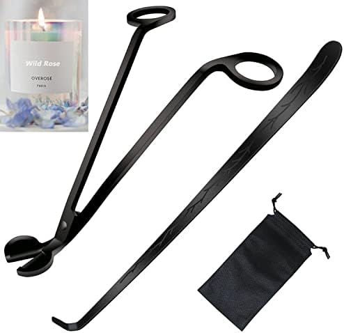 ANFU Candle Trimmer Kit- Wick trimmer Candle Scissors & Wick Dipper & Candle Bag
