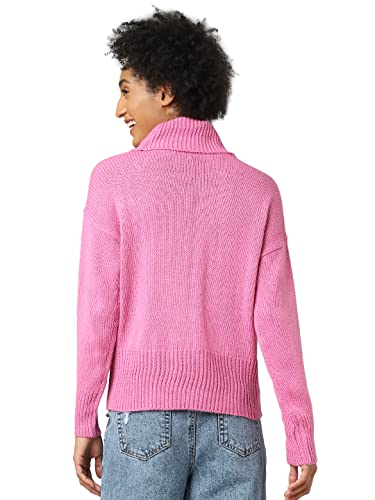 Image of Only Women's Acrylic Turtle Neck Sweater