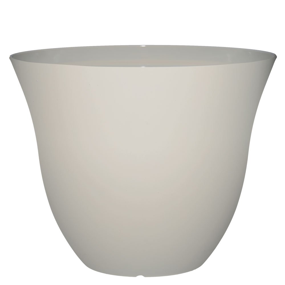 Classic Home & Garden GARDENGOODZ Honeysuckle Planter, Patio Pot, 13" Vanilla