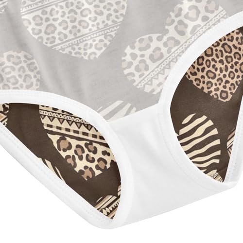 Prints Leopard Spots Toddler Girls Underwear, Girls Panties, 2T–8 Years4