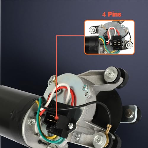 Image of cciyu Front Windshield Wiper Motor Replacement fit for 1997-2002 For Mitsubishi for Mirage,1997-2004 For Mitsubishi for Montero Sport MR192056, MR221974,43-4201,434201,