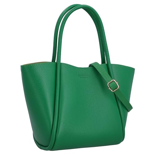 Gusti Leather Heidi Shopper Grün Groß Rindsleder