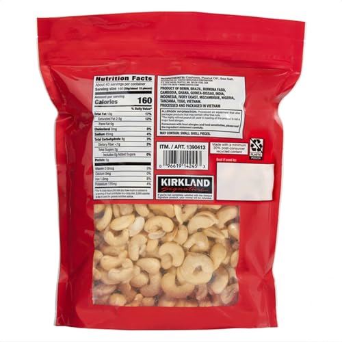 Kirkland Signature (roasted whole) cashews 1.13kg
