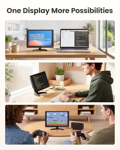 Image of Eyoyo 10 inch 1920x1200 Monitor & 1366x768 Monitor