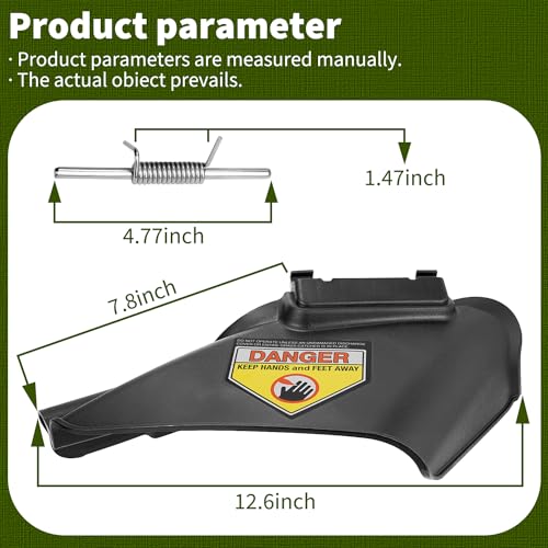 HASMX 731-07131 Replacement Side Discharge Chute for MTD Lawn Mower, Fits Troy-Bilt TB130, TB280, TB210, TB230, TB260, TB280ES, TB330XP, TB200, TB250, TB320, TB330, TB360, TB220, TB240, TB340 (1-Pack)