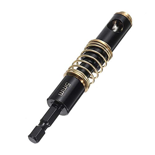 Drill Bits Self Centering Lock Hinge Drill Bit 1/4inch Hex Shank 5mm Screw Hole Saw Woodworking Reaming Cabinet Tools
