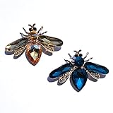 1. Sicheres Material: stilvolle und elegante Brosche, 100% sicheres Material, bleifrei, allergiefrei, nickelfrei, einzigartiges Design, Mini-Kompakt, einfach zu bedienen und aufzubewahren