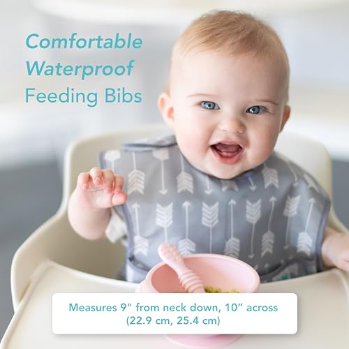 image for Bumkins Bibs for Girl or Boy, SuperBib Baby and Toddler for 6-24 Month