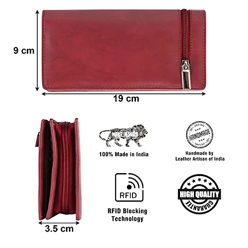 Image of Fabric Women wallet (Cherry Red)