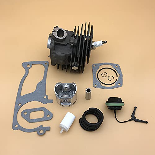 Kit de filtro de combustible de bujía de pistón de cilindro de 47mm for H 359 357 XP 357XP piezas de Motor de motosierra de gasolina 537 15 73-02