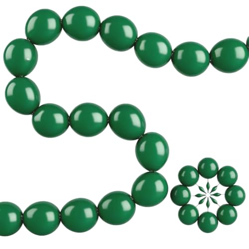 Image of Dark Green Link Balloons 6 Inch 12 Inch 120 Pcs Latex Linking Balloons for Birthday Wedding Party Festival Decorations
