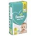 Pampers Couches Taille 2 (4-8 kg), Baby-Dry, 60 Couches Bébé, Jusqu'à 12h Bien Au Sec et Avec Double-Barrière Anti-Fuites