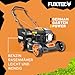 FUXTEC Benzin Rasenmäher FX-RM4180, Gartenmäher für kleine Flächen, 80 CCM 4-Taktmäher, 40 cm schmale Schnittbreite, 45L Grasfangkorb, robuste Konstruktion und leichtgewichtig