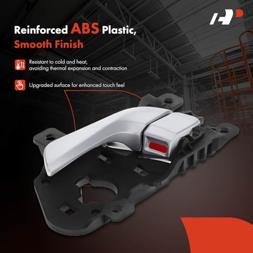 A-Premium Front Left Driver Side Interior Door Handle Compatible with Hyundai Santa Fe 2013-2019, Santa Fe Sport 2013-2018, Santa Fe XL 2013-2019, Silver Handle and Knob, Replace# 826102W000SDH by A-Premium - Used condition - Image 3