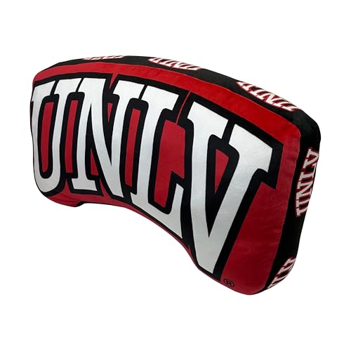 FANMATS NCAA UNLV Rebels XL Puff Plush Pillow – Plush Oversized Decorative Pillow for Couch & Bed