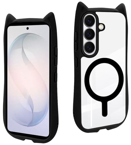 Galaxy S26 plus �P�[�X ��p �L�� mimi MagSafe�Ή� TPU �X�g���b�v�t�� �˂��݂� �L �l�R �˂� �w�ʃN���A �V���v�� ������� �M�����N�V�[ S26plus�J�o�[ ���킢�� �w��h�~ �ϏՌ� �؍� �X�}�z�P�[�X