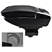 Reposabrazos giratorio para C4 Hatchback 2004-2010 rosca negra caja de almacenamiento reposabrazos