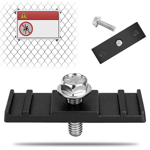 50-Pack Chain Link Fence Sign Brackets