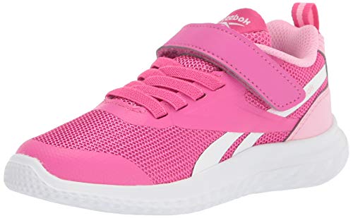 Reebok Girls Rush Runner 3.0 Cross Trainer, Pink/Light Pink/White, 3 Little Kid