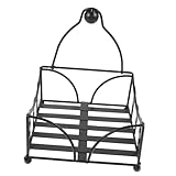 FONDOTIN Servilletero de Hierro Decorativo para Mesa Soporte Estilo Rústico Dispensador Creativo y Práctico para Restaurante Bar y Hogar Diseño Sólido y Versátil