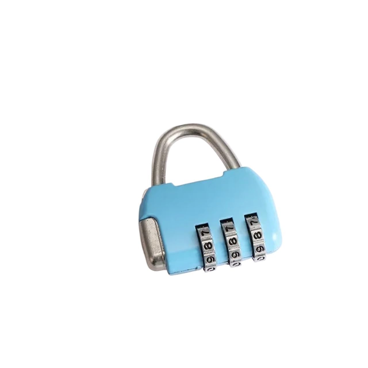 Sxolcoufoh 6 Combination Padlock Password Locks 3 Digit Outdoor Lock 1Pcs(6)