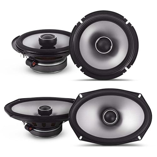 Alpine S2-S65/S2-S69 S Series 6.5 + 6x9 2-Way Hi-Res Full Range Speaker Bundle