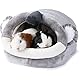 JanYoo Kleintierhöhle für Chinchilla, Igel, Meerschweinchen, Käfigzubehör, Spielzeug, für Bartagame, Hamster, Frettchen, Ratte