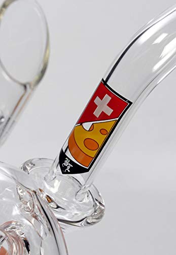 Perkolatorbong 'Schweizer Käse' | 18 cm | Glas-Bong – Bild 4