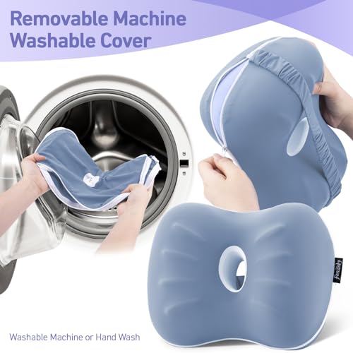 Travesseiro de perna de espuma viscoelástica para pessoas que dormem de lado – Relaxe da ciática, co